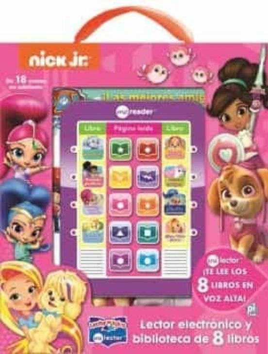 Lector Magico Nick Jr. Girls (Lector Electronico Y Biblioteca De 8 Libros) de WEBER, LOUIS