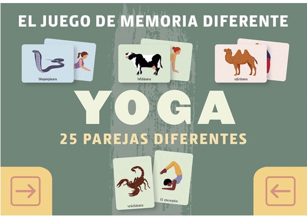 Yoga. Juego De Memoria Diferente de BARAJA