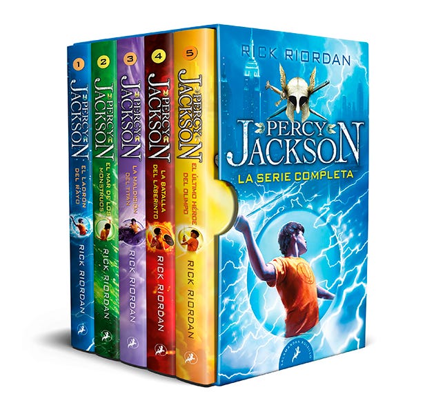 Percy Jackson Y Los Dioses Del Olimpo. La Serie Completa (Estuche) de RIORDAN, RICK